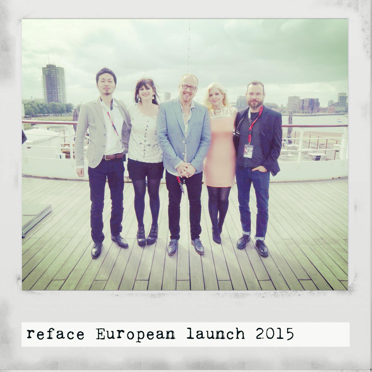 AurelineMusic's tweet photo. The windswept reface european launch team! @miss_synth_ @YamahaSynthsEU #reface #yamahareface #synths http://t.co/WsIn9wCrjZ