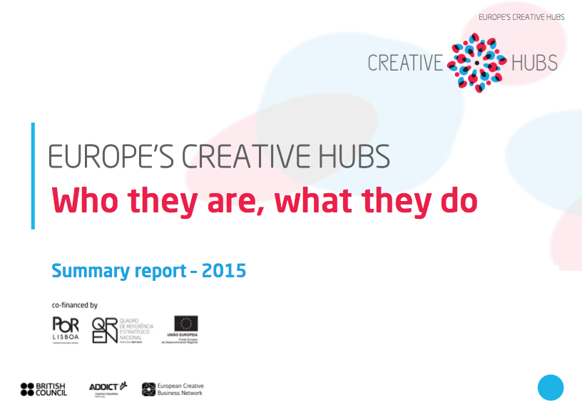 CreativeFed_EU's tweet photo. A unique gathering of Europe’s #Cultural #Creative #Hubs: #ECHF #Lisbon ’15 Report http://t.co/LCXGAx5oJw http://t.co/wMwD80Dygw