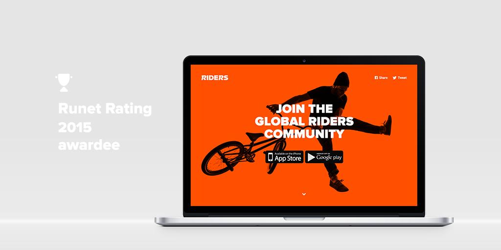 whitescapecom's tweet photo. Tons of congratulations to @ridersapp on getting a deserved prize from Runet Rating. Keep reaching for the stars! 🏄 http://t.co/V5AvLcpt31