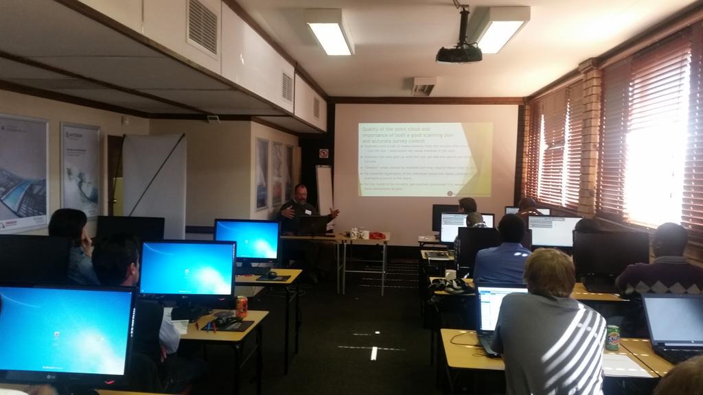 XCroukamp's tweet image. Geust Speaker @ChrisKirchhoff presenting #PointClouds &amp;amp; #3DScanning with #BIMProcess &amp;amp; Revit @ProkonBuild