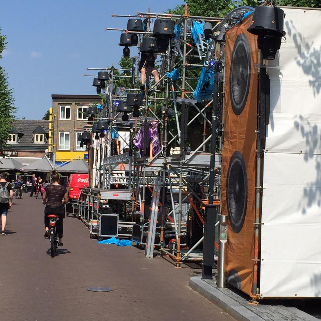 De opbouw van Ons Megapodium MARKT UDEN vordert gestaag!