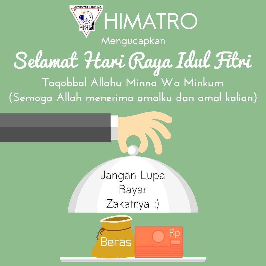 Himpunan Mahasiswa Teknik Elektro UNILA mengucapkan
"Selamat Hari Raya Idul Fitri 1436 Hijriyah".
