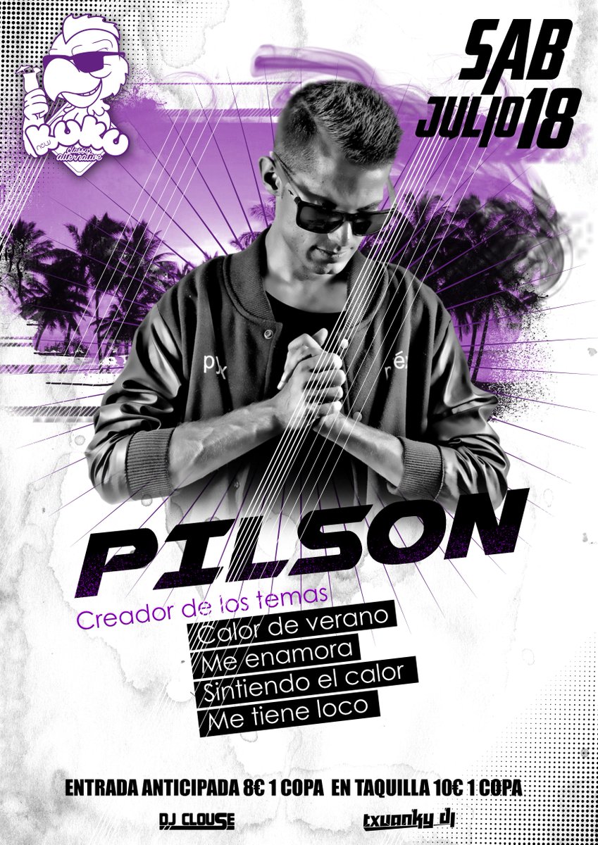 Coello91's tweet photo. Sábado 18 en New Kuku Órgiva PILSON! CALOR DE VERANO! Anticip. 8E 1 copa o 2 cerves; taquilla 10E 1 copa o 2 cerves! http://t.co/mOvm8LwouA