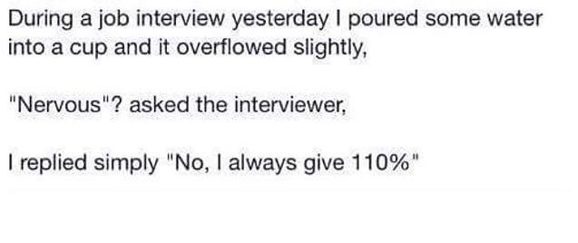 DavidCullen57's tweet image. How to ace that interview #interviewhumour #interviewtips