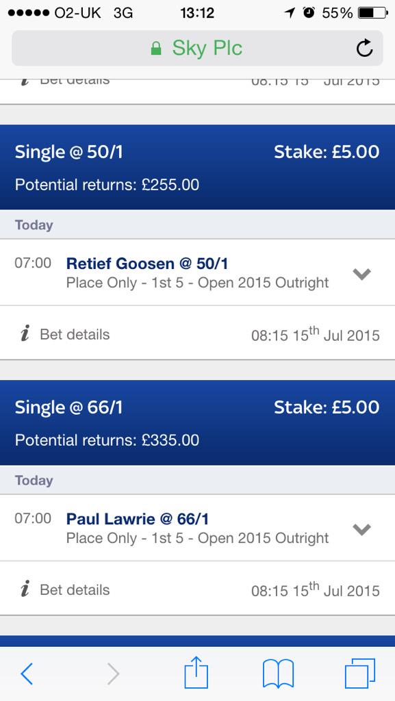 442_tips's tweet image. #TheOpenChampionship bet is looking good so far.