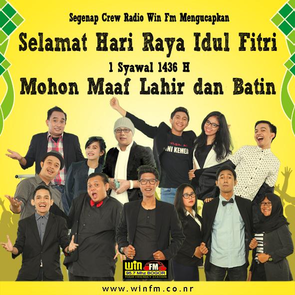 Segenap Crew dan Management Radio WIn Mengucapkan:
cc: <a href="/afieenterprise/">AFIE ENTERPRISE</a> <a href="/nirwanaband_id/">NIRWANA_SELATSUNDA</a> <a href="/PINGband_/">PING BAND</a> @bebizie_gonyam