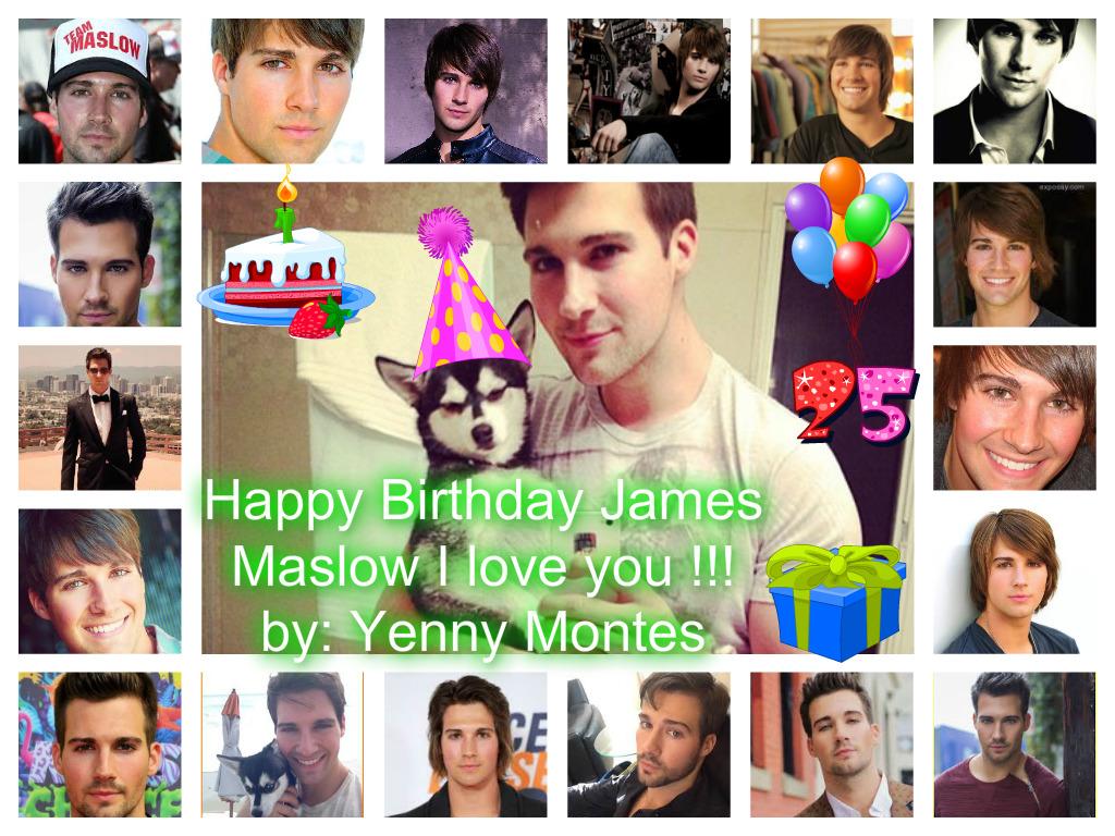  happy birthday James Maslow I LOVE YOU 