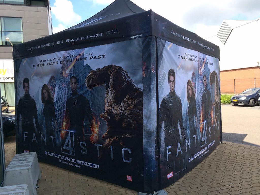 Mastertent_NL's tweet photo. Afgelopen vrijdag artwork, nu onderweg naar klant! Mooie 4x4 volledig full colour voor @FantasticFour #Mastertent http://t.co/pBNrcJ7y0W