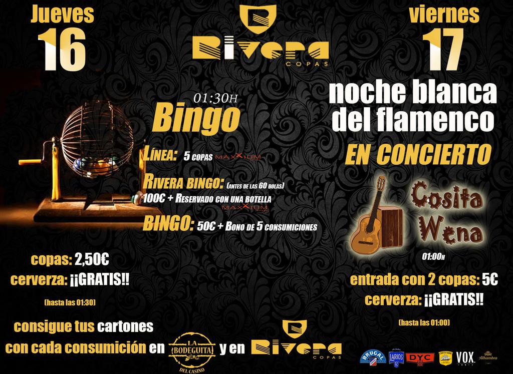 riveraeventos21's tweet photo. Atentos al cartel que traemos para este fin de semana en Rivera
Bingo + cerveza gratis + copas 2,50 + @Cositawena
RT💃 http://t.co/Eobpri4kaP