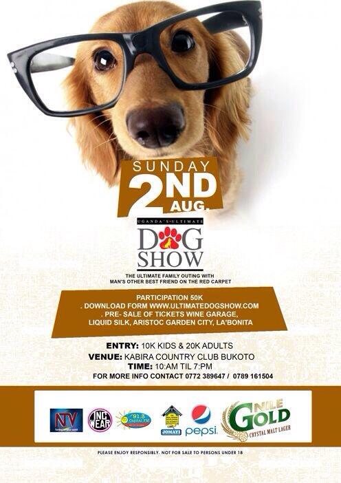 Deecesca's tweet photo. To all dog lovers: Don't miss #Uganda's ultimate outing with man's other best friend on 2nd August.  #DogShowUG http://t.co/fM7NgSHOfy