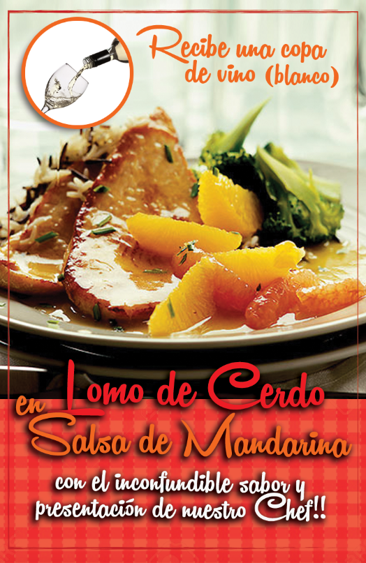 RodizioBotafogo's tweet photo. Lomo de Cerdo en Salsa de Mandarina
Te obsequiamos una copa de Vino Blanco "INTIS"
Rsvs 0992529773 - 2224776 #uio http://t.co/X9l1UxjhBd