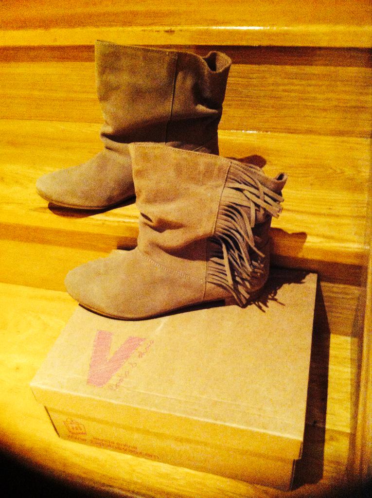 Aprovechando las rebajas para comprar botas bonitas de <a href="/zapatosvas/">zapatosvas</a> #mustHaves #botas #flecos #BohoChic