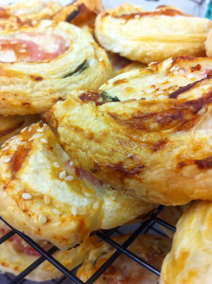 Chicken and bacon swirls #savoury #wedding #afternoon tea