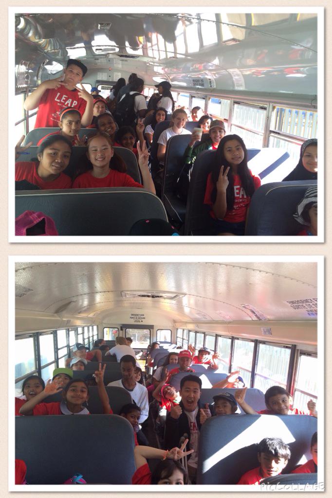 LeapCamp2015's tweet photo. And we're off! We are so excited to spend this gorgeous day at the zoo!!! @Leacock_Fdn #LeapCamp2015 http://t.co/9dV6qKyKm0