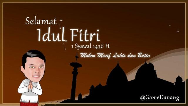GameDanang's tweet photo. Kami segenap tim Geda mengucapkan Selamat hari raya idul fitri, mohon maaf lahir bathin. #DanangAdventure http://t.co/Cc6lgxtD3y