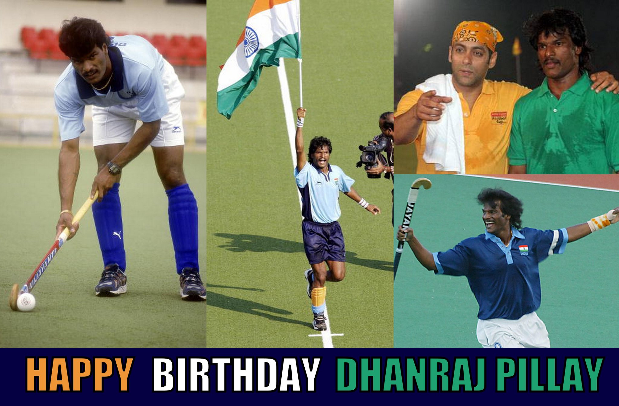 Happy 47th birthday to one of greates players - Dhanraj Pillay 