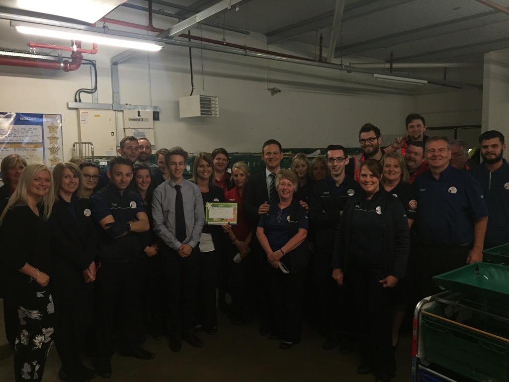Huge well done to my team for a fantastic improvement Thanks to <a href="/colly75/">Paul Collingridge</a> for our award, it's on our wall with pride