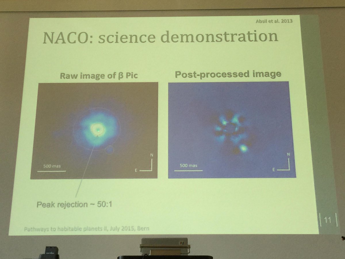 DMontesG's tweet photo. Direct exop imag with Vortex coronagraphs
- Denis Defrère #PathwaysII - NACO - VSIR - LBT/LMIRCam - Keck/NIRC2 http://t.co/FGK8THZs7k