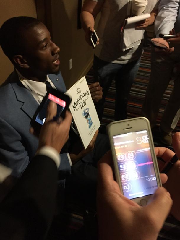 Uga Wr Malcolm Mitchell Shows Off Children S Book He Authored At Sec Media Days News Scores Highlights Stats And Rumors Bleacher Report
