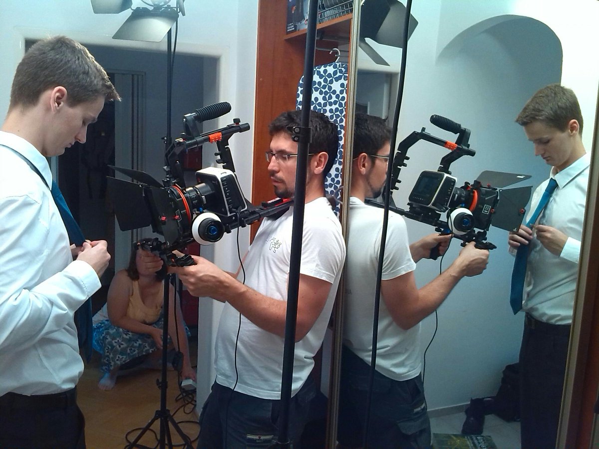 AVC_CVUT's tweet photo. Z dnešního natáčení promo videa předmětů @CVUTPraha http://t.co/dCjhU5qbvo