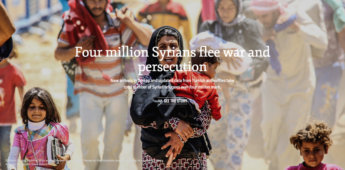 4 million refugees. Syria’s conflict is now biggest humanitarian crisis of our era trib.al/goVTCU2