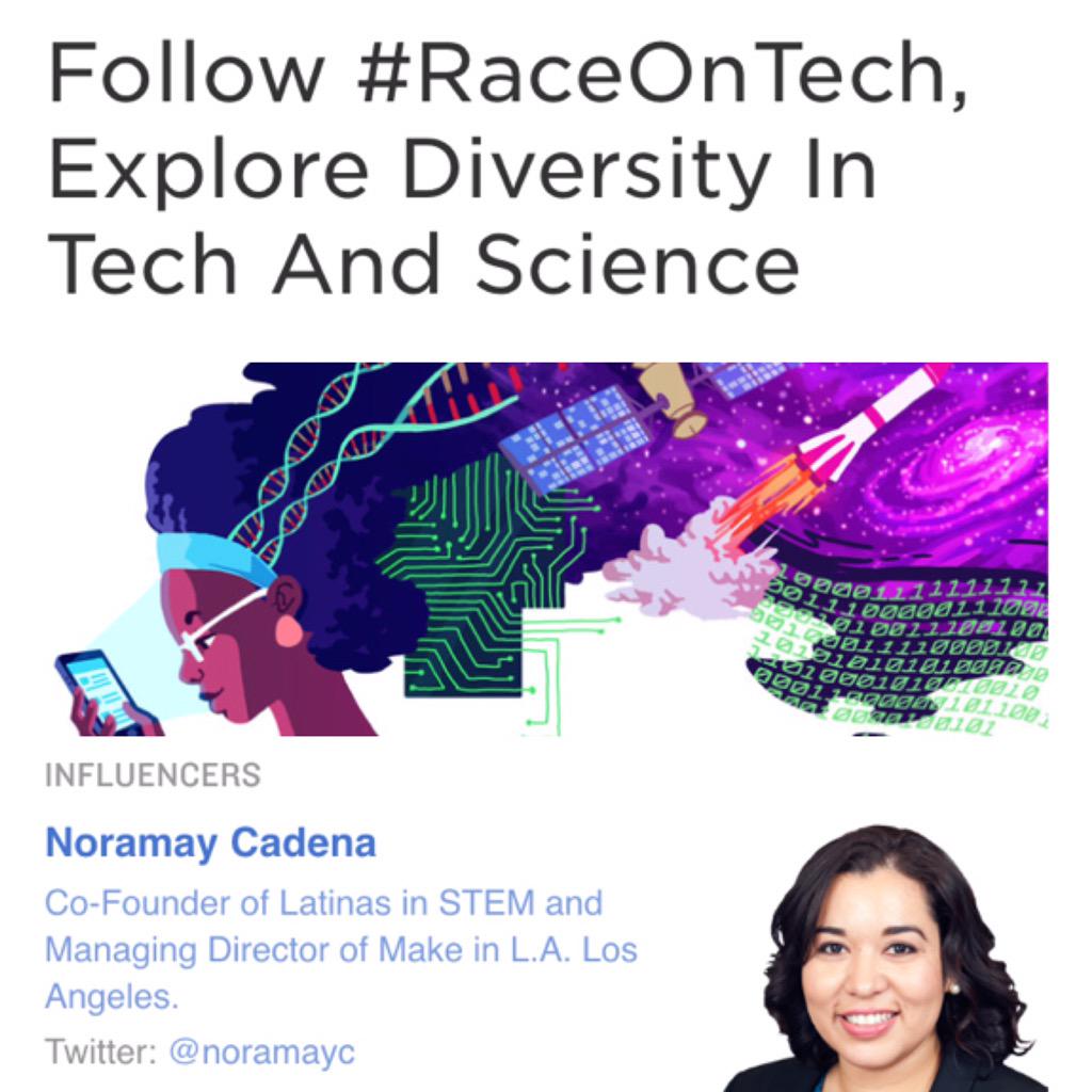 LatinasinSTEM's tweet image. Last day of #RaceOnTech. Our executive director @noramayc will be participating again later today.