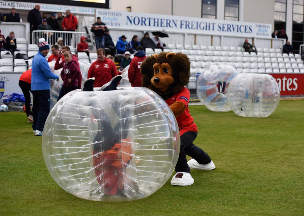 Durham Cricket (@durhamcricket) on Twitter photo Fancy a spot of <a href="/bubblesoccerNE/">bubblefootball</a> before tomorrow's @NatWestT20Blast game? Head to the ground for 6pm & have a go... Fancy a spot of <a href="/bubblesoccerNE/">bubblefootball</a> before tomorrow's @NatWestT20Blast game? Head to the ground for 6pm & have a go...