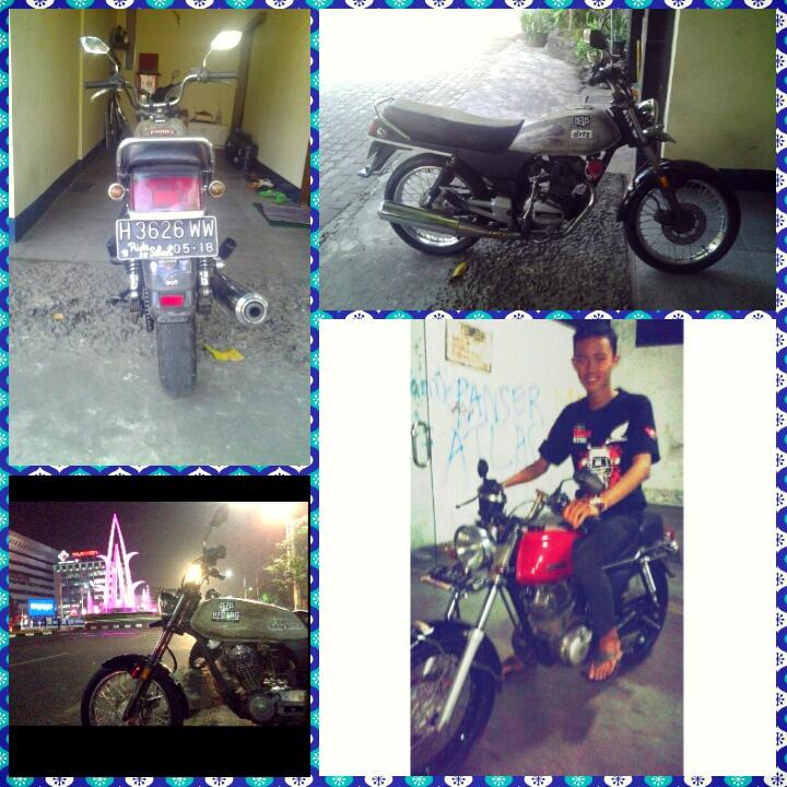 Saya beserta motor tua saya mengucapkan Minal Aidzin Wal Faidzin Mohon Maaf Lahir dam Batin :)