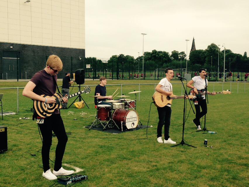 Welcome <a href="/TheAmbitionBand/">The Ambition</a> back to their old school today.