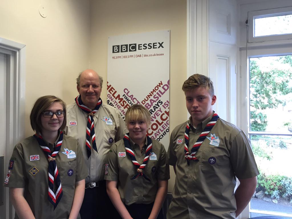 TonyFisherLive's tweet photo. The gang's all here. @essexscouts are on the show next @BBCEssex talking about their trip to Japan. http://t.co/0OQqcm3z0a
