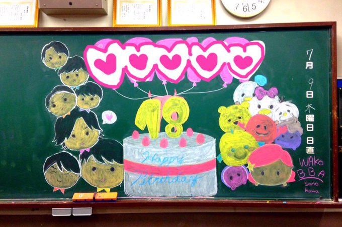 友達誕生日に黒板アートでサプライズ おすすめデザイン4つ 友達の誕生日プレゼントを探せるサイト