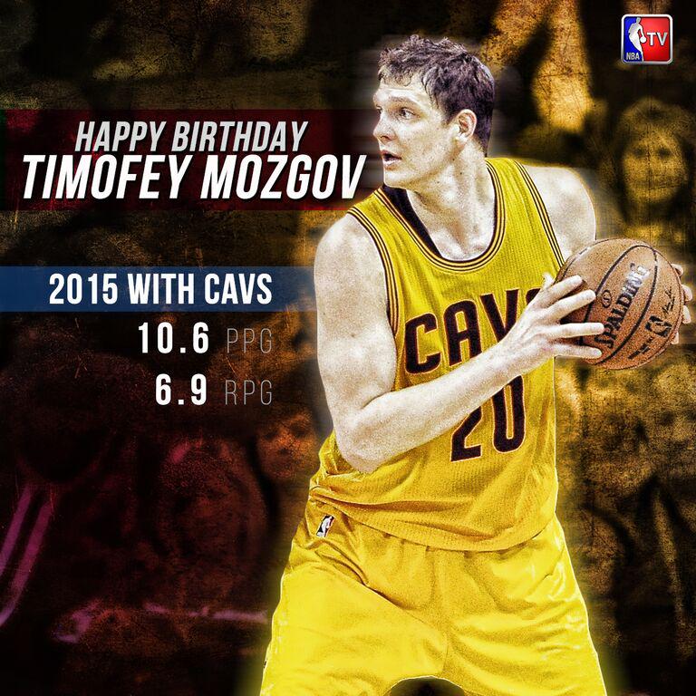 Happy Birthday to big man Timofey Mozgov! He turns 29 today. 