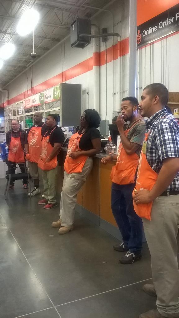 Charged up and ready to go.... 8976 Morning Meeting... What are we gonna do? Kick ----!!!! Drive Sales!!