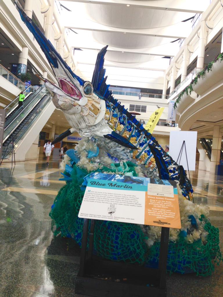 ryanregister's tweet image. Turning waste into art! #KickPlastic @CostaSunglasses