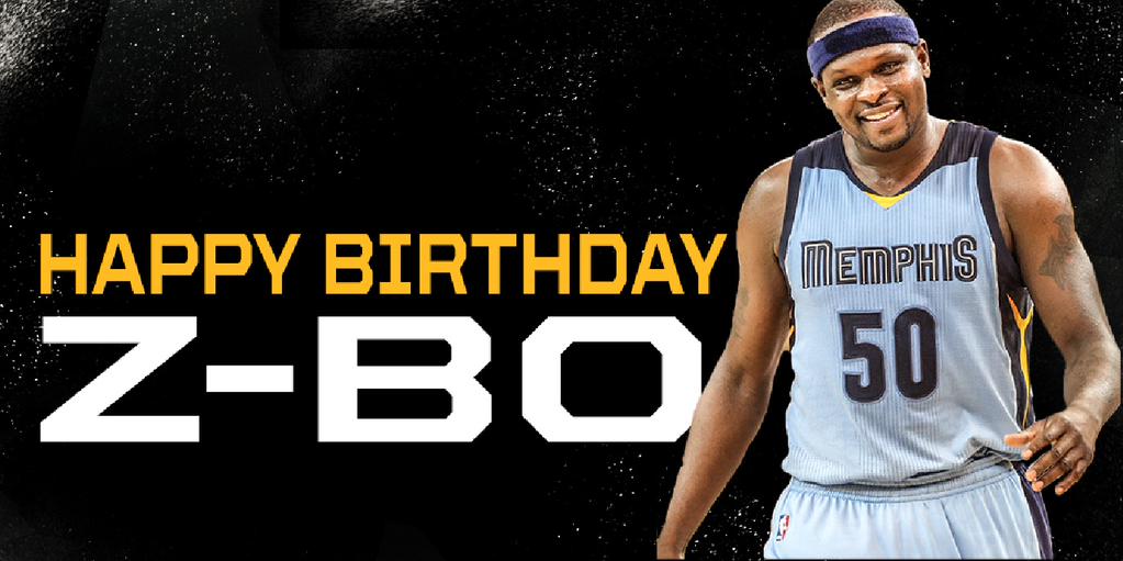 Happy birthday to forward Zach Randolph.  