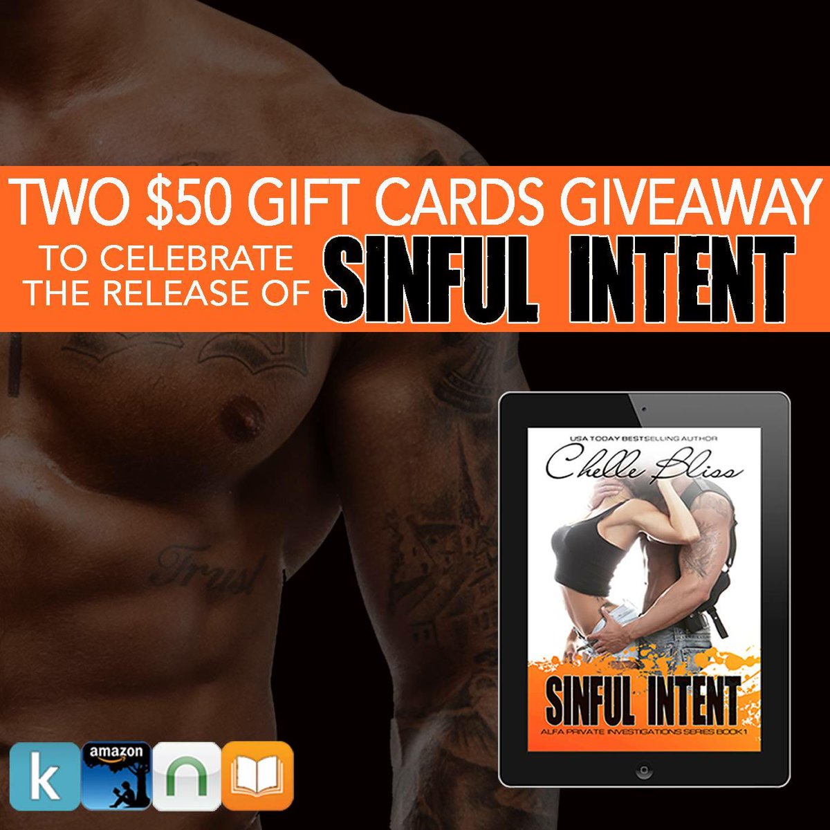 BookJunkie1979's tweet image. #SINFULINTENT #ALPHAPI @ChelleBliss1