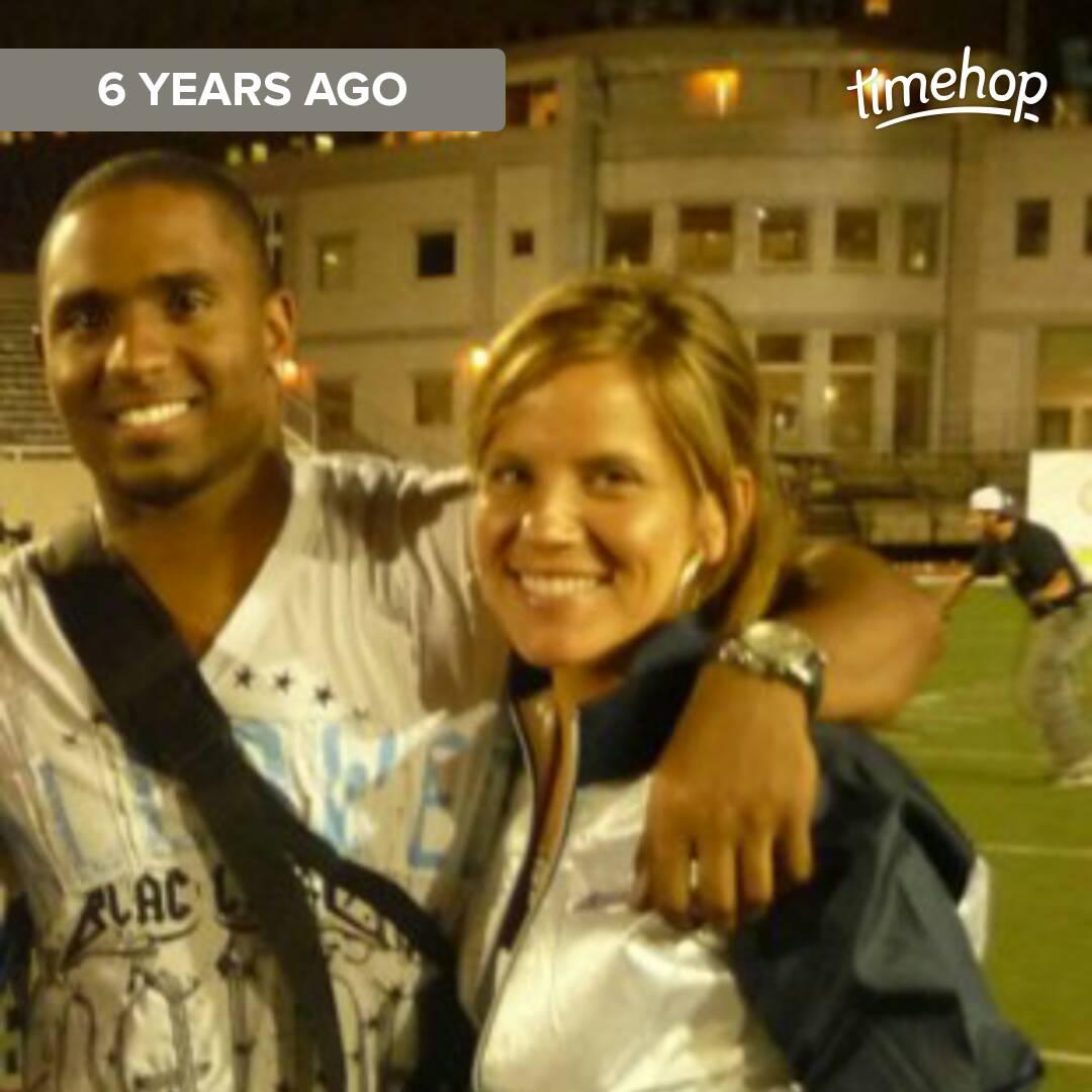 AshleySBratton's tweet photo. Me and my boo thannnggg #tbt #MolsonStadium #MtlAlouettes @brianbratton http://t.co/KXrsNz5V40