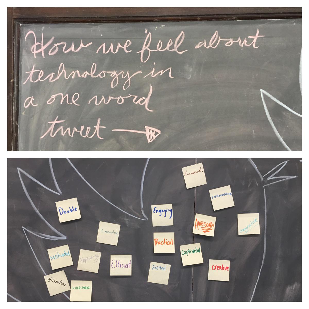 UWEduDesign's tweet photo. How do we feel about technology? #eddesignlab http://t.co/F9Y1DtnLLi