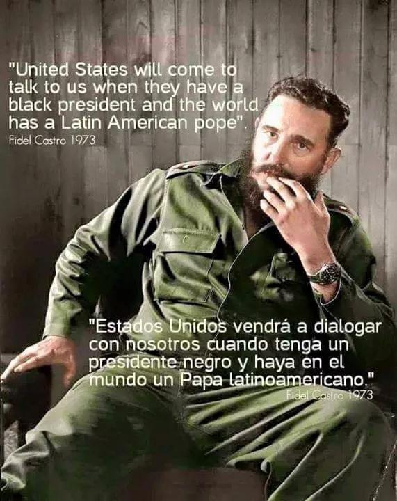 ComHistorico's tweet photo. Fidel Castro en 1973 quizás predijo el futuro. http://t.co/1JlBj42c7O