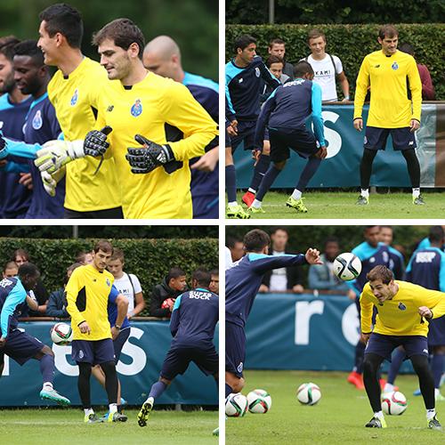 IkerCasillas's tweet photo. Primeros entrenamientos con @FCPorto ¡Buenas sensaciones!
Primeiros treinamentos com @FCPorto. Sensações muito boas! http://t.co/SuheBhrY73