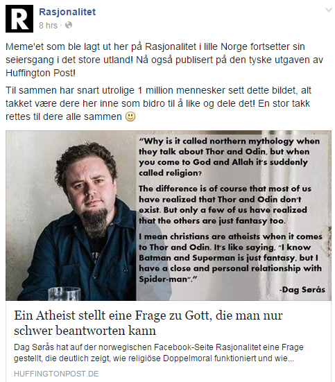 WanderFoe's tweet image. Herfra går det bare oppover for @dagsoras som har vært viral de siste dagene.  Våken mann.