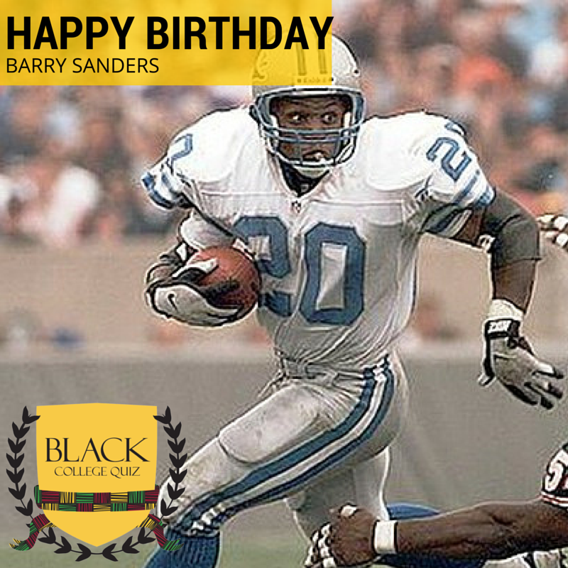 Happy Birthday Barry Sanders! 