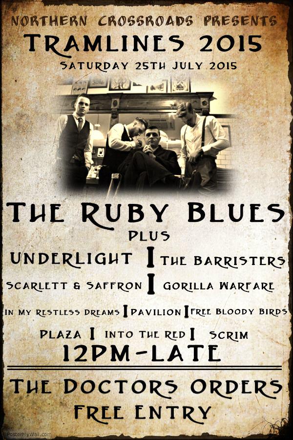 NCpresentsuk's tweet photo. #Northerncrossroads line ups #Tramlines2015 @postcollide @TheRubyBlues4 #Ohnonotthem headlining! #sheffieldisssuper http://t.co/NoUjHtnxjW