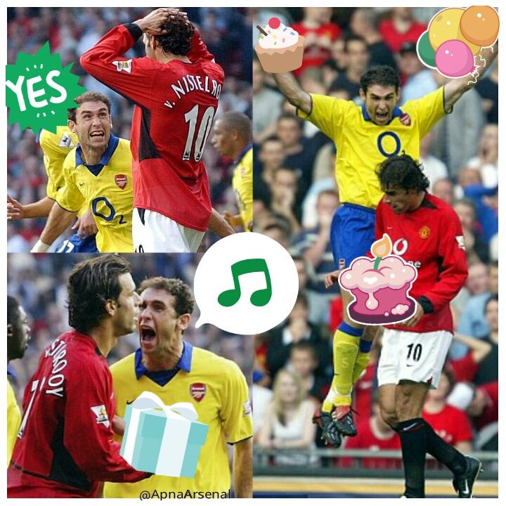 Happy birthday to Arsenal legend Do you remember this? Martin Keown vs Ruud van Nistelrooy 