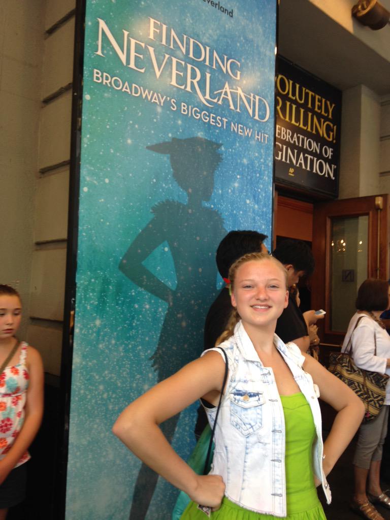 tory_hatcher's tweet photo. #peterpose at Finding neverland this weekend!!! http://t.co/2XL6S081Bu