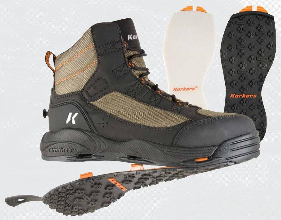 korkersfootwear's tweet photo. NEW for Spring2016 - GreenBack Wading Boot. Easy on the wallet, loaded with features. Rolling out at just $99 #iftd http://t.co/t2W8shwHAW