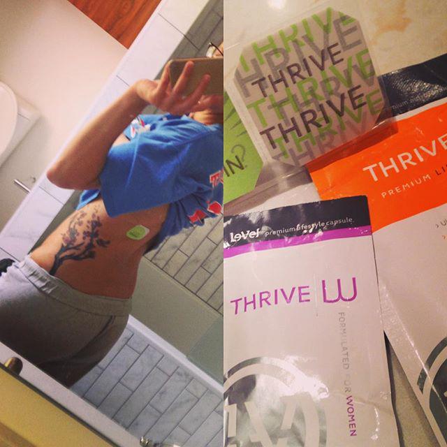 MyThriveTV's tweet image. Excited for my 3 day trial of #thrive :)) #LeVel #thrivepatch by tarynjaide Not thriving y…