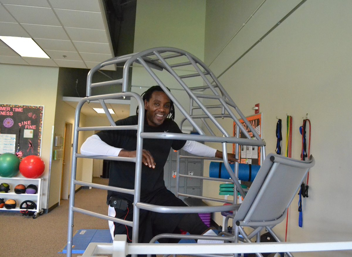 "Life is colorful. So is this gym. I can play the game I love, I can do cardio, weights and stretch all day long."