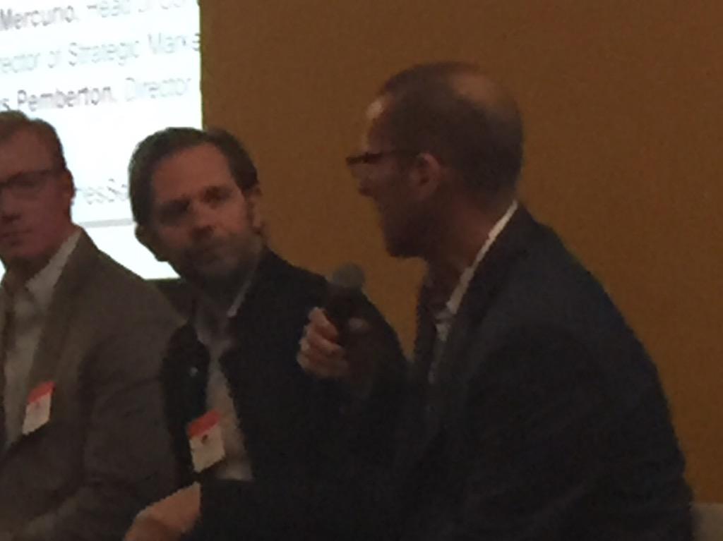 VivianVNYC's tweet photo. Content marketing is food for the customer journey, said by @Wix's very own @wigdawg at #bisummit http://t.co/4sCjoNOnZJ