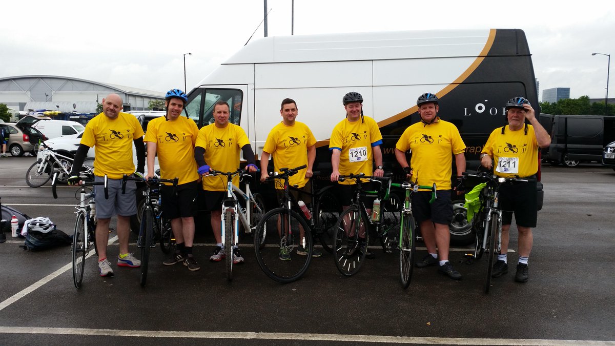 loopphotography's tweet photo. We'll done to @TeamLoopCycle who cycled from MCR to BPL for @TheChristie raising over £900 and counting! #proudofyou http://t.co/eV8ZcwTPn6